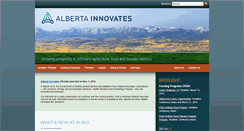 Desktop Screenshot of bio.albertainnovates.ca
